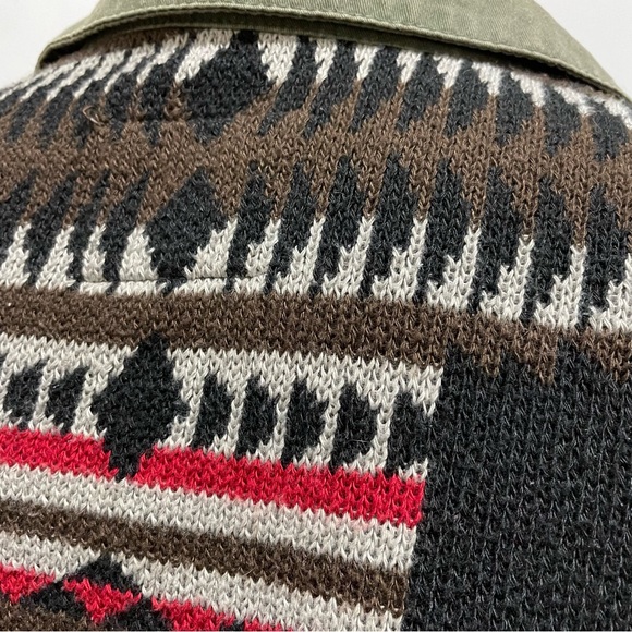 Thread & Supply Army Military Jacket Knit Back Panel - Picture 4 of 4